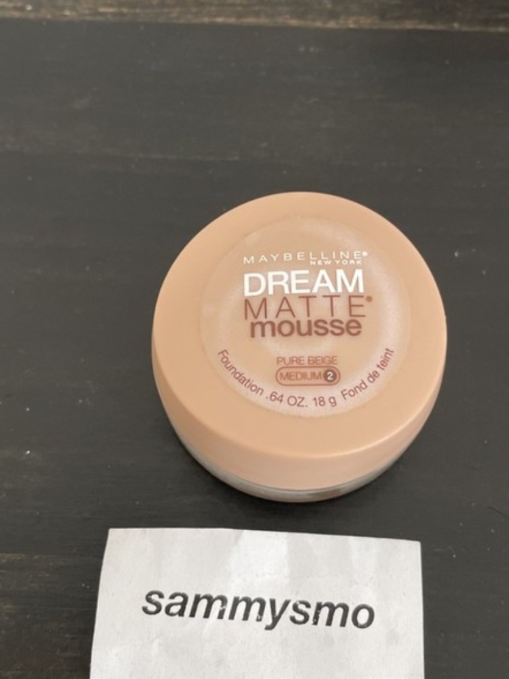 Maybelline Dream Matte Mousse Foundation PURE BEIGE medium 2 "READ DESCRIPTION"